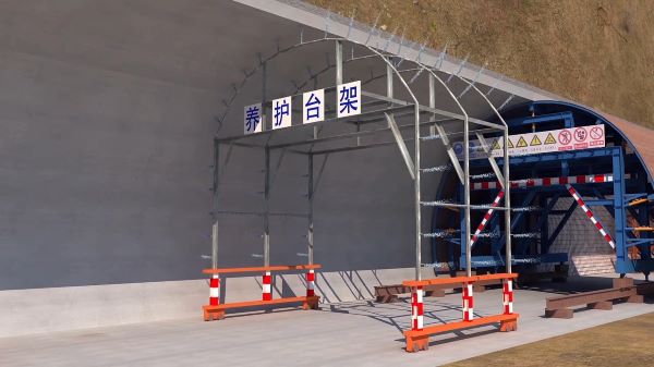 隧道施工动画制作公司 - 隧道施工工艺和施工方法 - 隧道施工汇报动画视频 - bim 工程施工动画